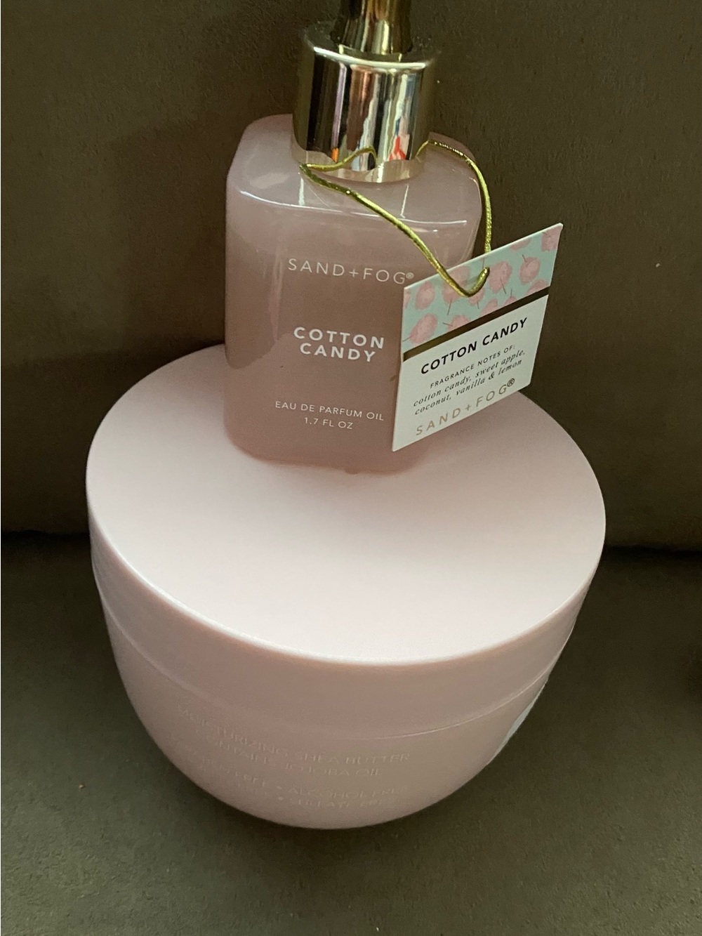 Sand + Fog Cotton Candy Eau de Parfum Oil & Body Butter - Pink